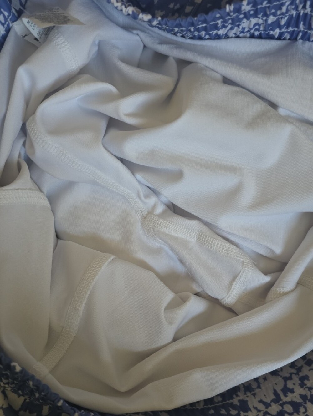 RBX Shorts Skort Womens Size Large White Blue Pattern Skort Skirt Activewear - Picture 6 of 12
